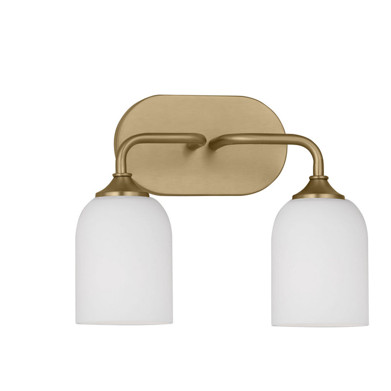 Generation Lighting - GLV1022EN3/SB - Two Light Vanity - Emile - Satin Bronze