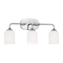 Generation Lighting - GLV1023EN3/CH - Three Light Vanity - Emile - Chrome