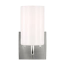 Generation Lighting - GLV1001EN3/BS - One Light Vanity - Rhett - Brushed Steel