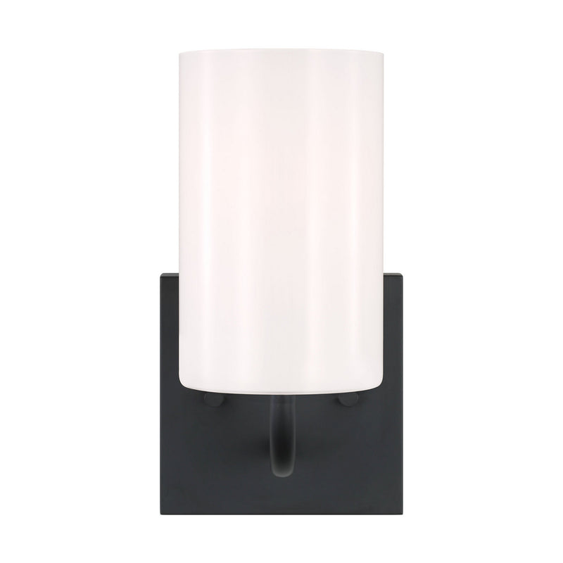 Generation Lighting - GLV1001EN3/MBK - One Light Vanity - Rhett - Midnight Black