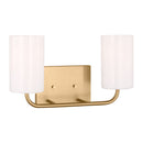 Generation Lighting - GLV1002EN3/SB - Two Light Vanity - Rhett - Satin Bronze