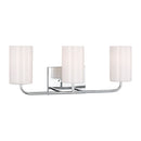 Generation Lighting - GLV1003EN3/CH - Three Light Vanity - Rhett - Chrome