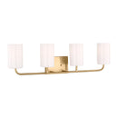 Generation Lighting - GLV1004EN3/SB - Four Light Vanity - Rhett - Satin Bronze