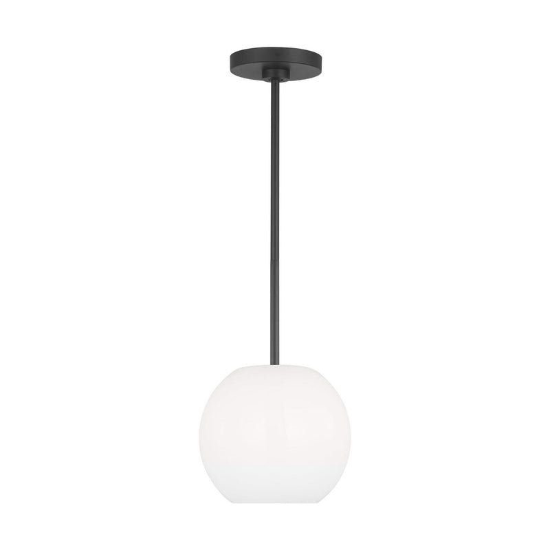 Generation Lighting - GLP1011EN3/MBK - One Light Mini Pendant - Rory - Midnight Black