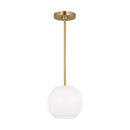 Generation Lighting - GLP1011EN3/SB - One Light Mini Pendant - Rory - Satin Brass