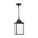 Generation Lighting - GLO1041EN3/TXB - One Light Pendant - Saybrook - Textured Black
