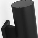 Two Light Wall Lantern<br /><span style="color:#4AB0CE;">Entrega: 4-10 dias en USA</span><br /><span style="color:#4AB0CE;font-size:60%;">PREGUNTE POR ENTREGA EN PANAMA</span><br />Collection: Outdoor Cylinders<br />Finish: Textured Black