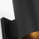 One Light Wall Lantern<br /><span style="color:#4AB0CE;">Entrega: 4-10 dias en USA</span><br /><span style="color:#4AB0CE;font-size:60%;">PREGUNTE POR ENTREGA EN PANAMA</span><br />Collection: Outdoor Cylinders<br />Finish: Textured Black