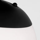 Visual Comfort Studio - 7518EN3-112 - One Light Wall / Semi-Flush Mount - Leo - Hanging Globe - Midnight Black