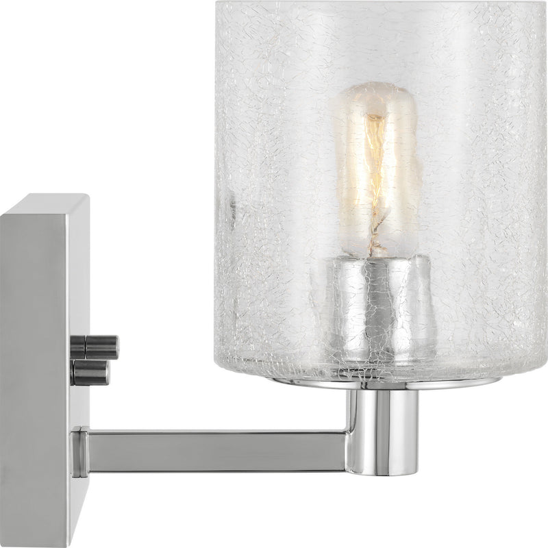 One Light Wall / Bath Sconce<br /><span style="color:#4AB0CE;">Entrega: 4-10 dias en USA</span><br /><span style="color:#4AB0CE;font-size:60%;">PREGUNTE POR ENTREGA EN PANAMA</span><br />Collection: Parker<br />Finish: Chrome