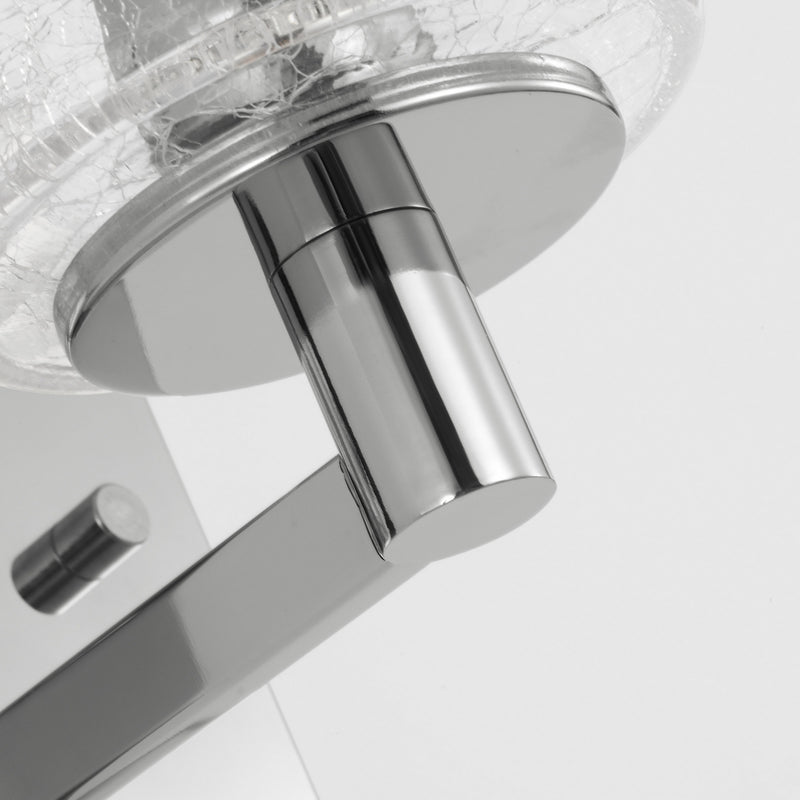One Light Wall / Bath Sconce<br /><span style="color:#4AB0CE;">Entrega: 4-10 dias en USA</span><br /><span style="color:#4AB0CE;font-size:60%;">PREGUNTE POR ENTREGA EN PANAMA</span><br />Collection: Parker<br />Finish: Chrome