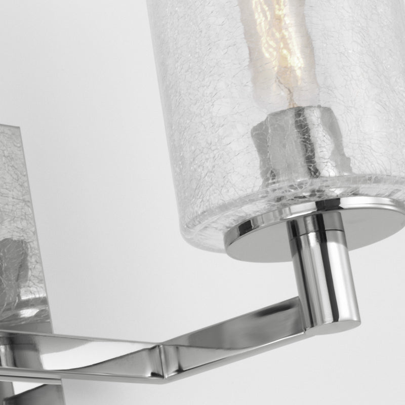 Two Light Wall / Bath<br /><span style="color:#4AB0CE;">Entrega: 4-10 dias en USA</span><br /><span style="color:#4AB0CE;font-size:60%;">PREGUNTE POR ENTREGA EN PANAMA</span><br />Collection: Parker<br />Finish: Chrome