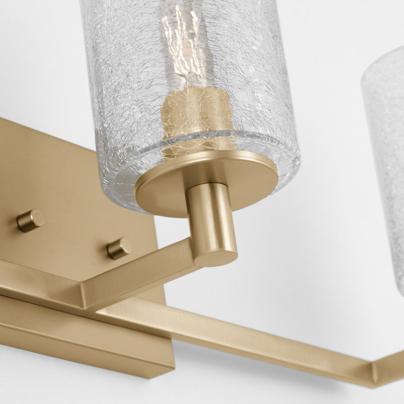Three Light Wall / Bath<br /><span style="color:#4AB0CE;">Entrega: 4-10 dias en USA</span><br /><span style="color:#4AB0CE;font-size:60%;">PREGUNTE POR ENTREGA EN PANAMA</span><br />Collection: Parker<br />Finish: Satin Bronze