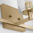 Generation Lighting - GLV1033EN/SB - Three Light Wall / Bath - Parker - Satin Brass