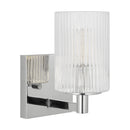 One Light Wall / Bath Sconce<br /><span style="color:#4AB0CE;">Entrega: 4-10 dias en USA</span><br /><span style="color:#4AB0CE;font-size:60%;">PREGUNTE POR ENTREGA EN PANAMA</span><br />Collection: Lando<br />Finish: Chrome