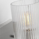 One Light Wall / Bath Sconce<br /><span style="color:#4AB0CE;">Entrega: 4-10 dias en USA</span><br /><span style="color:#4AB0CE;font-size:60%;">PREGUNTE POR ENTREGA EN PANAMA</span><br />Collection: Lando<br />Finish: Brushed Steel