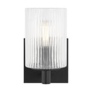 One Light Wall / Bath Sconce<br /><span style="color:#4AB0CE;">Entrega: 4-10 dias en USA</span><br /><span style="color:#4AB0CE;font-size:60%;">PREGUNTE POR ENTREGA EN PANAMA</span><br />Collection: Lando<br />Finish: Midnight Black