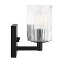 One Light Wall / Bath Sconce<br /><span style="color:#4AB0CE;">Entrega: 4-10 dias en USA</span><br /><span style="color:#4AB0CE;font-size:60%;">PREGUNTE POR ENTREGA EN PANAMA</span><br />Collection: Lando<br />Finish: Midnight Black