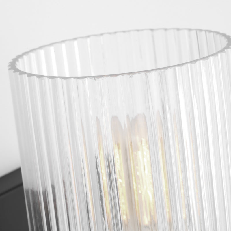 Generation Lighting - GLV1041EN/MBK - One Light Wall / Bath Sconce - Lando - Midnight Black