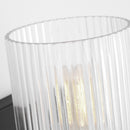 Generation Lighting - GLV1041MBK - One Light Wall / Bath Sconce - Lando - Midnight Black