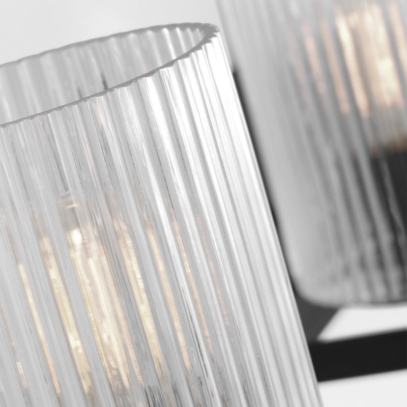 Generation Lighting - GLV1044EN/MBK - Four Light Wall / Bath - Lando - Midnight Black