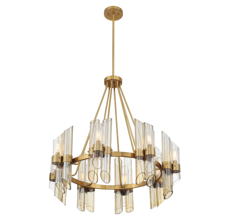 Eight Light Chandelier<br /><span style="color:#4AB0CE;">Entrega: 4-10 dias en USA</span><br /><span style="color:#4AB0CE;font-size:60%;">PREGUNTE POR ENTREGA EN PANAMA</span><br />Collection: Biltmore<br />Finish: Warm Brass