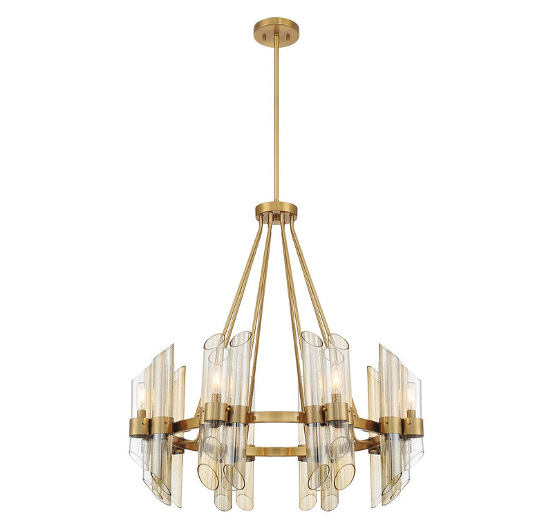 Eight Light Chandelier<br /><span style="color:#4AB0CE;">Entrega: 4-10 dias en USA</span><br /><span style="color:#4AB0CE;font-size:60%;">PREGUNTE POR ENTREGA EN PANAMA</span><br />Collection: Biltmore<br />Finish: Warm Brass