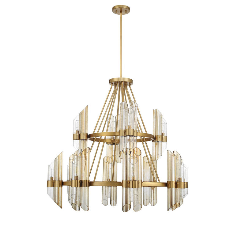 12 Light Chandelier<br /><span style="color:#4AB0CE;">Entrega: 4-10 dias en USA</span><br /><span style="color:#4AB0CE;font-size:60%;">PREGUNTE POR ENTREGA EN PANAMA</span><br />Collection: Biltmore<br />Finish: Warm Brass