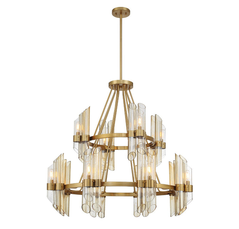 12 Light Chandelier<br /><span style="color:#4AB0CE;">Entrega: 4-10 dias en USA</span><br /><span style="color:#4AB0CE;font-size:60%;">PREGUNTE POR ENTREGA EN PANAMA</span><br />Collection: Biltmore<br />Finish: Warm Brass