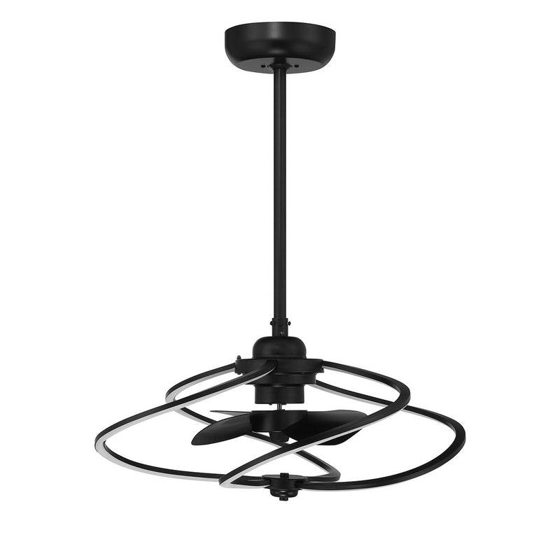 LED Fan D'Lier<br /><span style="color:#4AB0CE;">Entrega: 4-10 dias en USA</span><br /><span style="color:#4AB0CE;font-size:60%;">PREGUNTE POR ENTREGA EN PANAMA</span><br />Collection: Hydra<br />Finish: Matte Black