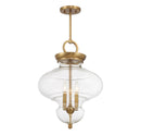 Three Light Pendant<br /><span style="color:#4AB0CE;">Entrega: 4-10 dias en USA</span><br /><span style="color:#4AB0CE;font-size:60%;">PREGUNTE POR ENTREGA EN PANAMA</span><br />Collection: Bergdorf<br />Finish: Warm Brass
