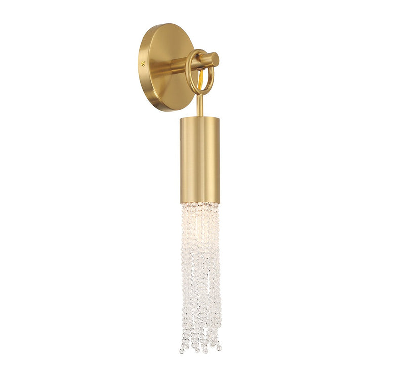 One Light Wall Sconce<br /><span style="color:#4AB0CE;">Entrega: 4-10 dias en USA</span><br /><span style="color:#4AB0CE;font-size:60%;">PREGUNTE POR ENTREGA EN PANAMA</span><br />Collection: Chelsea<br />Finish: Warm Brass