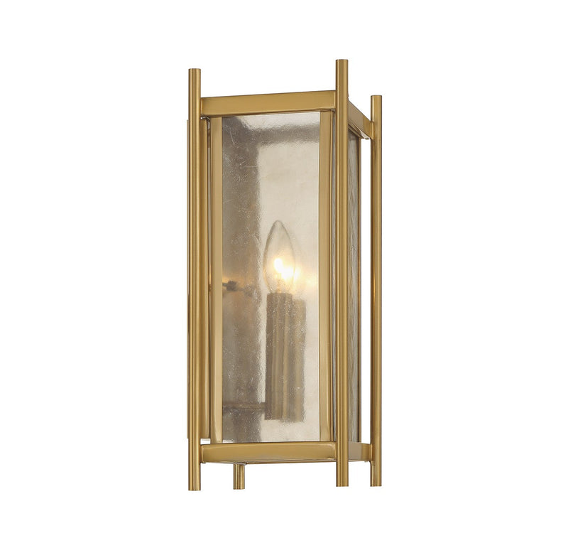 Two Light Wall Sconce<br /><span style="color:#4AB0CE;">Entrega: 4-10 dias en USA</span><br /><span style="color:#4AB0CE;font-size:60%;">PREGUNTE POR ENTREGA EN PANAMA</span><br />Collection: Jacobs<br />Finish: Warm Brass