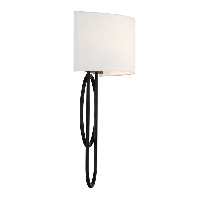 Two Light Wall Sconce<br /><span style="color:#4AB0CE;">Entrega: 4-10 dias en USA</span><br /><span style="color:#4AB0CE;font-size:60%;">PREGUNTE POR ENTREGA EN PANAMA</span><br />Collection: Tempe<br />Finish: Matte Black