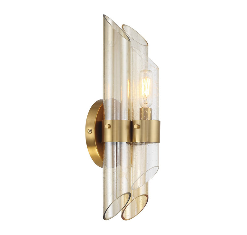 One Light Wall Sconce<br /><span style="color:#4AB0CE;">Entrega: 4-10 dias en USA</span><br /><span style="color:#4AB0CE;font-size:60%;">PREGUNTE POR ENTREGA EN PANAMA</span><br />Collection: Biltmore<br />Finish: Warm Brass