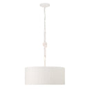 Three Light Pendant<br /><span style="color:#4AB0CE;">Entrega: 4-10 dias en USA</span><br /><span style="color:#4AB0CE;font-size:60%;">PREGUNTE POR ENTREGA EN PANAMA</span><br />Collection: Lodelle<br />Finish: Sand White