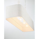 Four Light Island Chandelier<br /><span style="color:#4AB0CE;">Entrega: 4-10 dias en USA</span><br /><span style="color:#4AB0CE;font-size:60%;">PREGUNTE POR ENTREGA EN PANAMA</span><br />Collection: Lodelle<br />Finish: Matte White