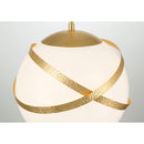 One Light Mini Pendant<br /><span style="color:#4AB0CE;">Entrega: 4-10 dias en USA</span><br /><span style="color:#4AB0CE;font-size:60%;">PREGUNTE POR ENTREGA EN PANAMA</span><br />Collection: Batignolles<br />Finish: Spring Gold Leaf