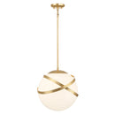 One Light Mini Pendant<br /><span style="color:#4AB0CE;">Entrega: 4-10 dias en USA</span><br /><span style="color:#4AB0CE;font-size:60%;">PREGUNTE POR ENTREGA EN PANAMA</span><br />Collection: Batignolles<br />Finish: Spring Gold Leaf