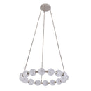 LED Chandelier<br /><span style="color:#4AB0CE;">Entrega: 4-10 dias en USA</span><br /><span style="color:#4AB0CE;font-size:60%;">PREGUNTE POR ENTREGA EN PANAMA</span><br />Collection: Marni<br />Finish: Polished Nickel
