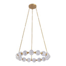 LED Chandelier<br /><span style="color:#4AB0CE;">Entrega: 4-10 dias en USA</span><br /><span style="color:#4AB0CE;font-size:60%;">PREGUNTE POR ENTREGA EN PANAMA</span><br />Collection: Marni<br />Finish: Natural Brass