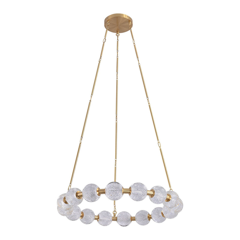 LED Chandelier<br /><span style="color:#4AB0CE;">Entrega: 4-10 dias en USA</span><br /><span style="color:#4AB0CE;font-size:60%;">PREGUNTE POR ENTREGA EN PANAMA</span><br />Collection: Marni<br />Finish: Natural Brass