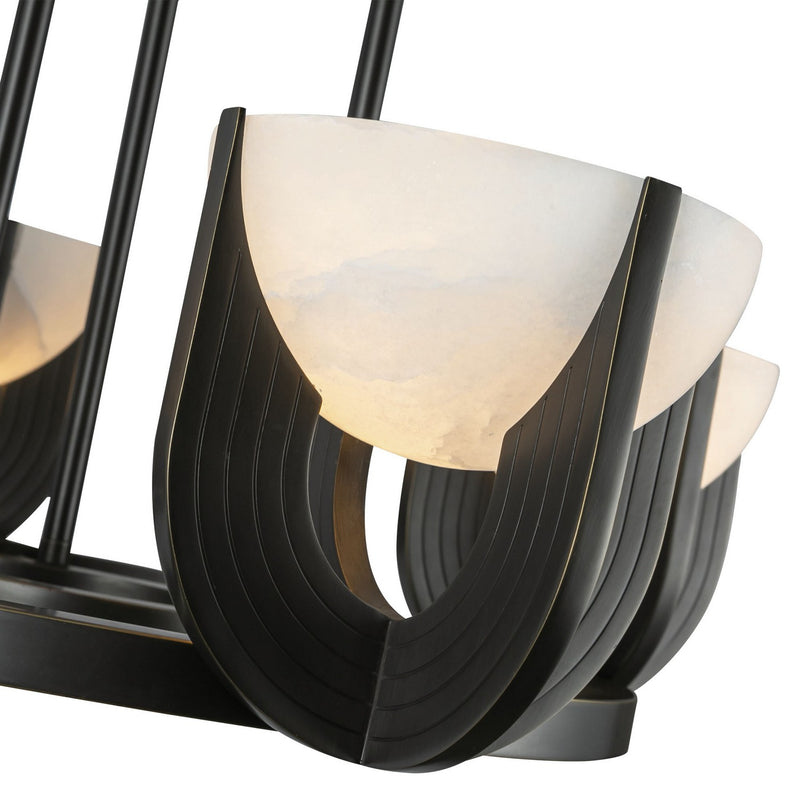 LED Chandelier<br /><span style="color:#4AB0CE;">Entrega: 4-10 dias en USA</span><br /><span style="color:#4AB0CE;font-size:60%;">PREGUNTE POR ENTREGA EN PANAMA</span><br />Collection: Colette<br />Finish: Urban Bronze/Alabaster