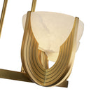 Alora - CH362627VBAR-UNV - LED Chandelier - Colette - Vintage Brass/Alabaster