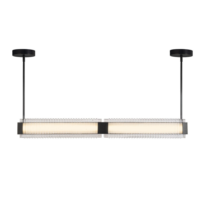 LED Linear Pendant<br /><span style="color:#4AB0CE;">Entrega: 4-10 dias en USA</span><br /><span style="color:#4AB0CE;font-size:60%;">PREGUNTE POR ENTREGA EN PANAMA</span><br />Collection: Alai<br />Finish: Urban Bronze/Ribbed Glass