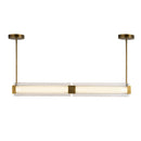 LED Linear Pendant<br /><span style="color:#4AB0CE;">Entrega: 4-10 dias en USA</span><br /><span style="color:#4AB0CE;font-size:60%;">PREGUNTE POR ENTREGA EN PANAMA</span><br />Collection: Alai<br />Finish: Vintage Brass/Ribbed Glass
