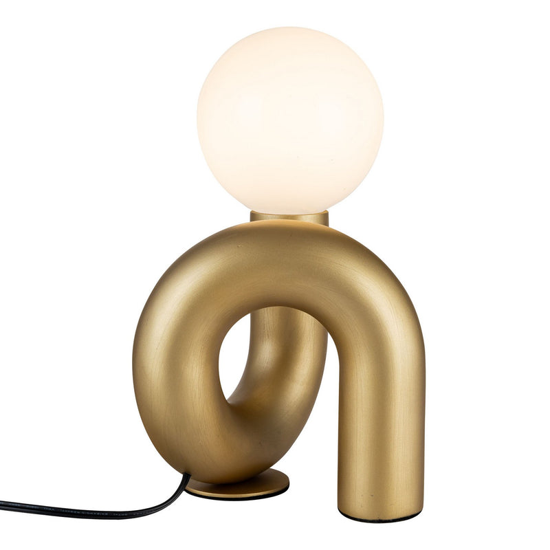 One Light Table Lamp<br /><span style="color:#4AB0CE;">Entrega: 4-10 dias en USA</span><br /><span style="color:#4AB0CE;font-size:60%;">PREGUNTE POR ENTREGA EN PANAMA</span><br />Collection: Sadie<br />Finish: Brushed Gold