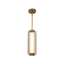 LED Pendant<br /><span style="color:#4AB0CE;">Entrega: 2-3 semanas en USA</span><br /><span style="color:#4AB0CE;font-size:60%;">PREGUNTE POR ENTREGA EN PANAMA</span><br />Collection: Alai<br />Finish: Vintage Brass/Ribbed Glass