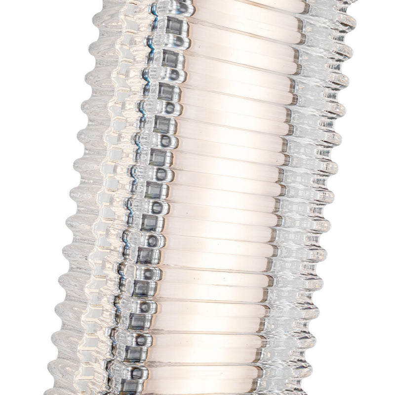 Alora - PD374624UBCR-UNV - LED Pendant - Alai - Urban Bronze/Ribbed Glass