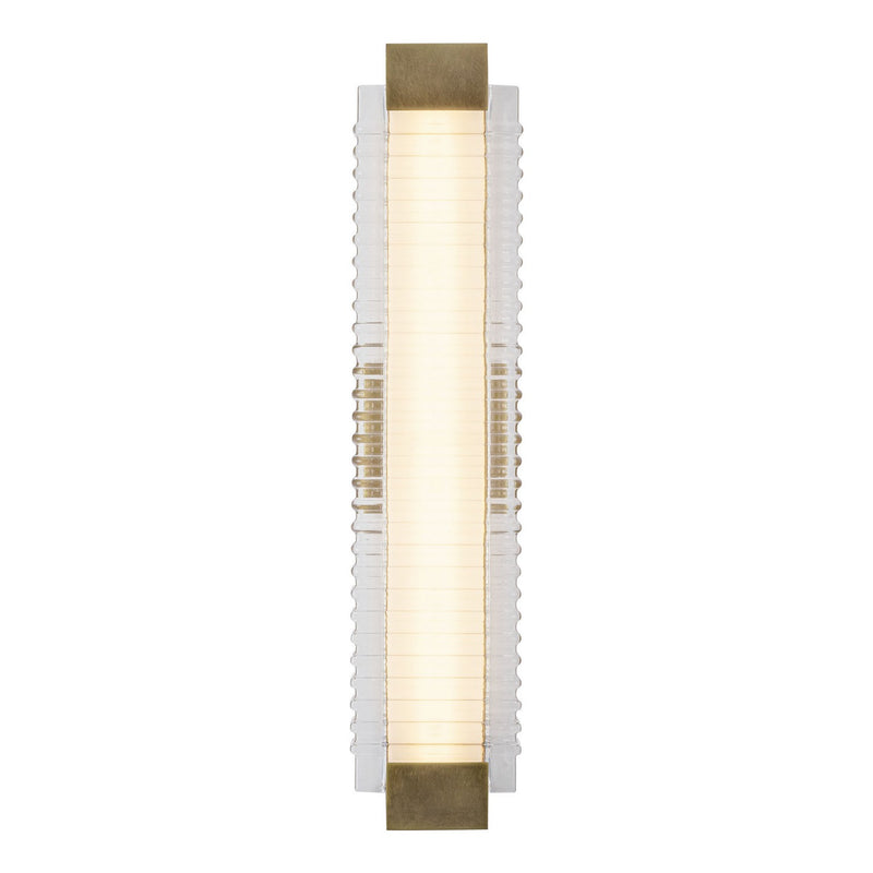 LED Wall Vanity<br /><span style="color:#4AB0CE;">Entrega: 4-10 dias en USA</span><br /><span style="color:#4AB0CE;font-size:60%;">PREGUNTE POR ENTREGA EN PANAMA</span><br />Collection: Alai<br />Finish: Vintage Brass/Ribbed Glass